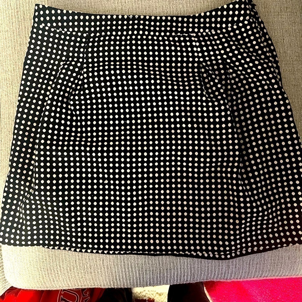 Black and White Polka Dot, The Limited Skirt, Size 12 (2 for $21 sale)